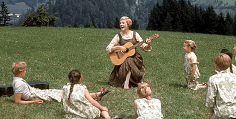 Let's start from the very beginning, singing to kids, Julie Andrews