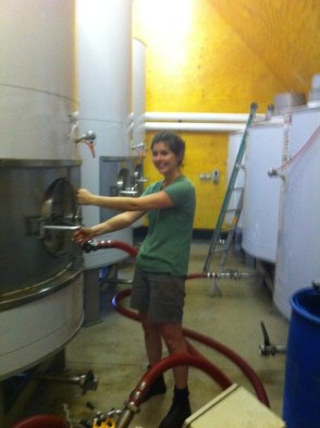Racking the Riesling
