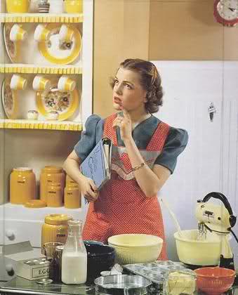cooking, baking, recipe, vintage, lady