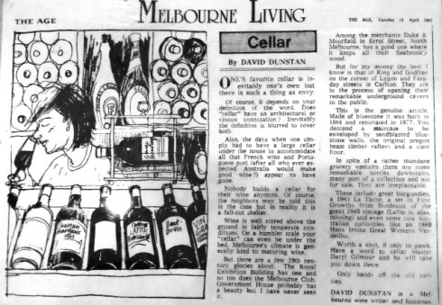 1982 Article Melbourne Living